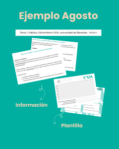 Comunidad del Bienestar. Movimiento UXIA.